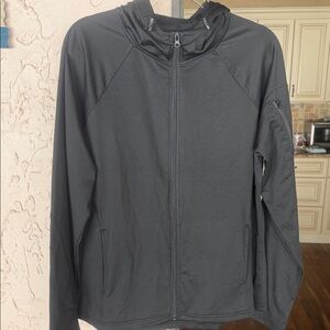 Adrienne Vittadini Men's Black Windbreaker Jacket